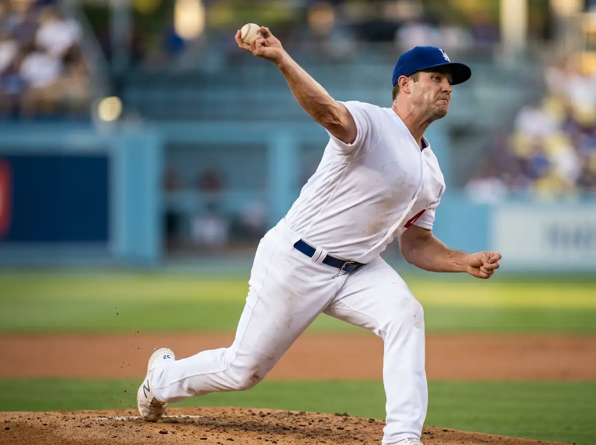 Baseball pitcher on mound in MLB game representing listed pitcher versus action betting rule